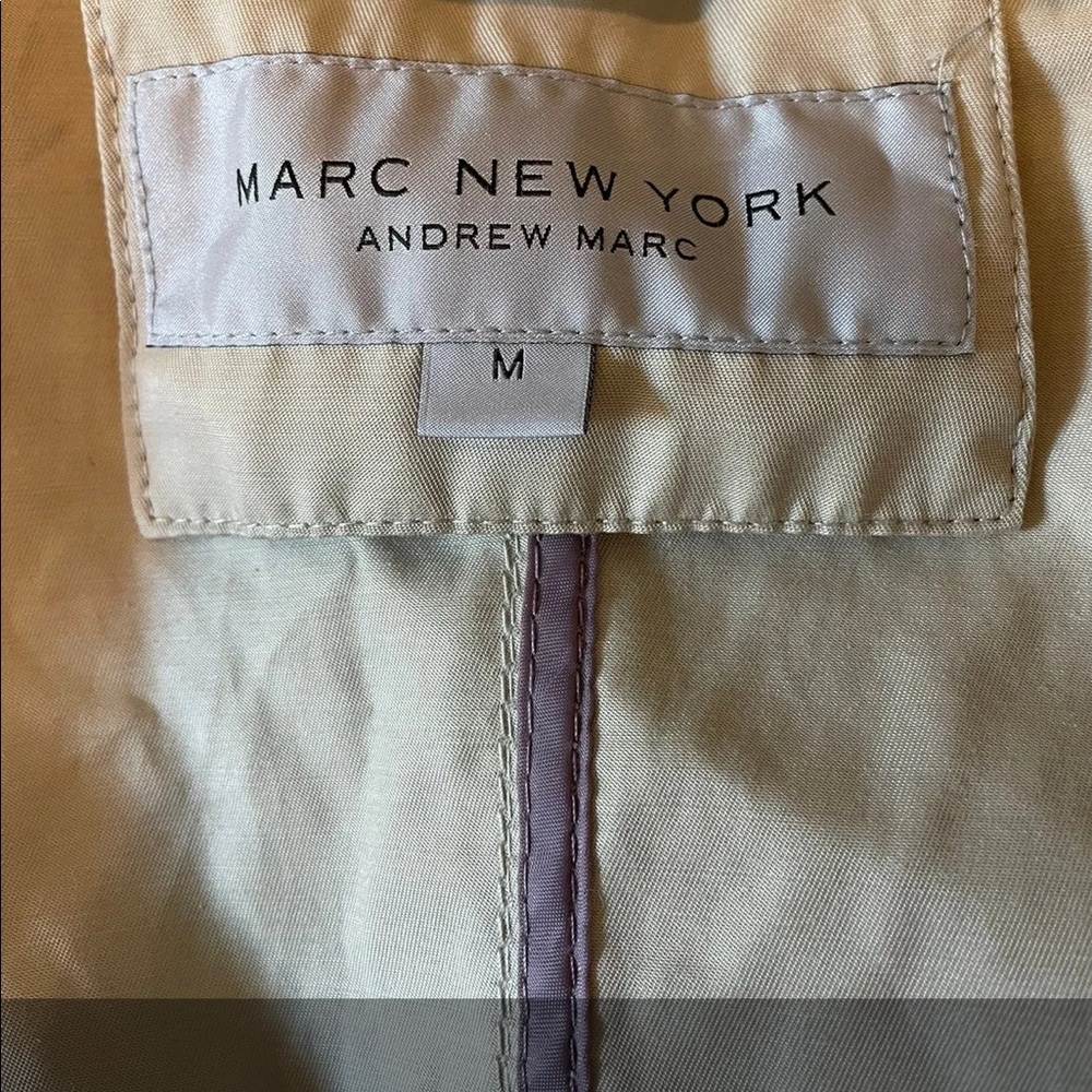 Marc New York Womens Size M Tan Trench - Picture 11 of 12
